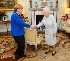 Merkel and the Queen