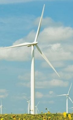 Wind energy reduces energy bills