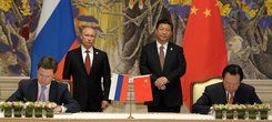 Sino-Russian gas deal signing